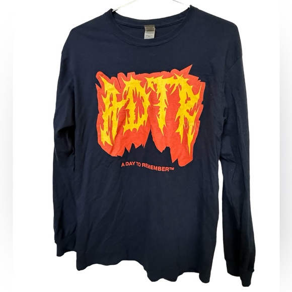 Gildan Other - A Day To Remember Resentment Long Sleeve Full Graphic T-Shirt Men’s M ROCK